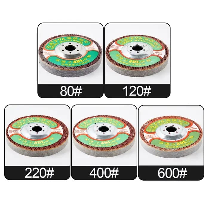 PVA-Meule spongieuse pour le polissage de la pierre de verre, 1 pièce, 4 pouces