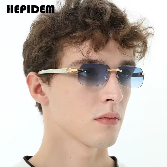 Lunettes HEPIDEM en corne de buffle pour femmes