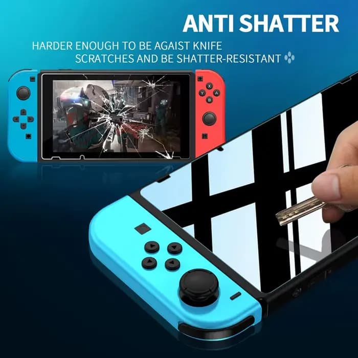 3 pièces verre trempé pour Nintendo Switch OLED 3 pièces Film de protection d'écran pour Nintendo Switch 2 Switch Lite verre de protection