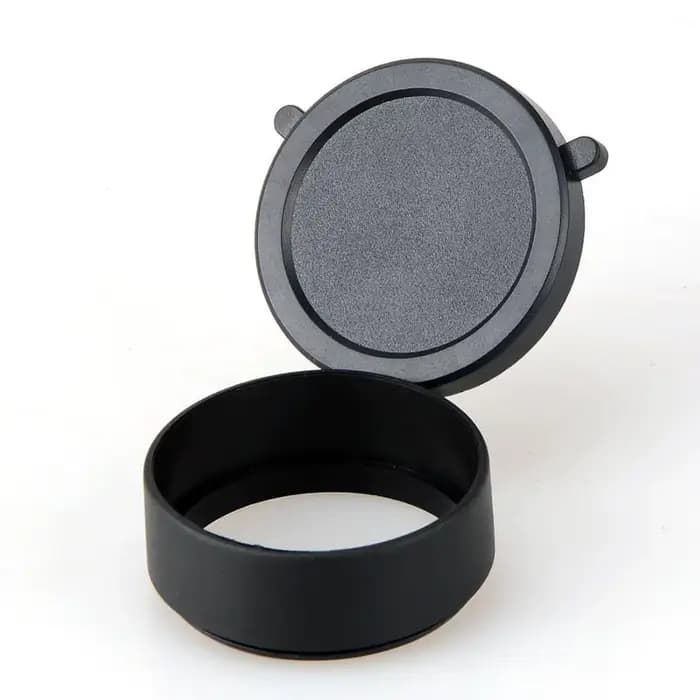 Couvercle de portée de fusil 25 5mm 64mm, couvercle d'objectif rabattable, capuchon à ressort rapide, couvercle d'objectif, calibre de portée de chasse