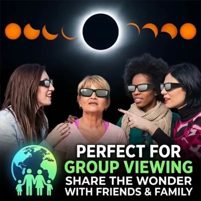 Lunettes d'observation d'éclipse solaire sûres