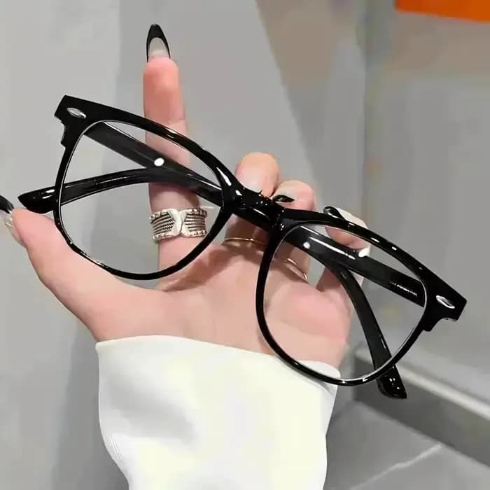 3 paires de lunettes rétro tendance - Verres transparents - Convient aux hommes et aux femmes