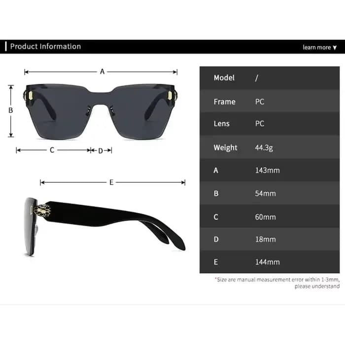 Lunettes de soleil Vintage sans bords pour hommes et femmes