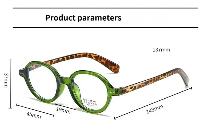 2025 Vintage ovale cadre lunettes femmes Cool