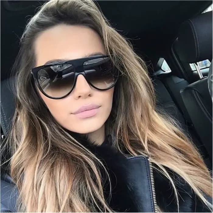 Lunettes de soleil rétro surdimensionnées pour femme 2026 – Marque vintage