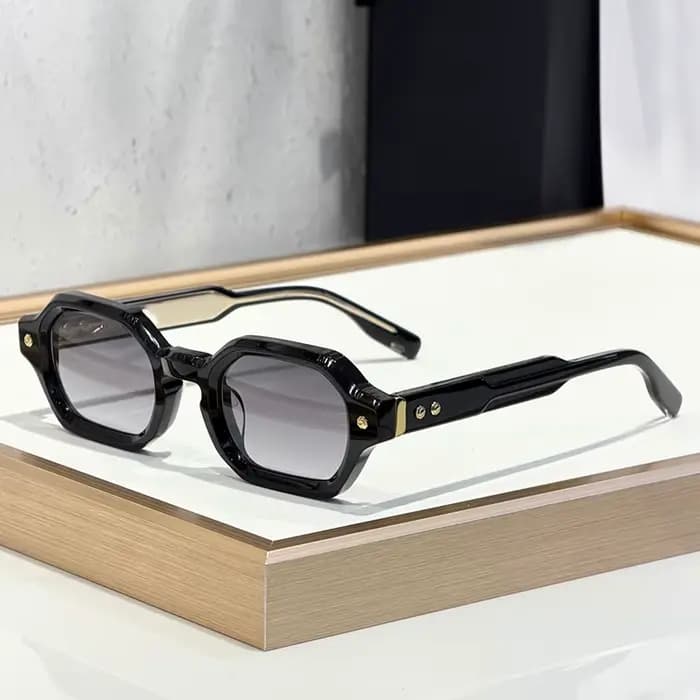 Lunettes de soleil carrées JOHN DALIA Project 05 en acétate de qualité supérieure pour hommes et femmes