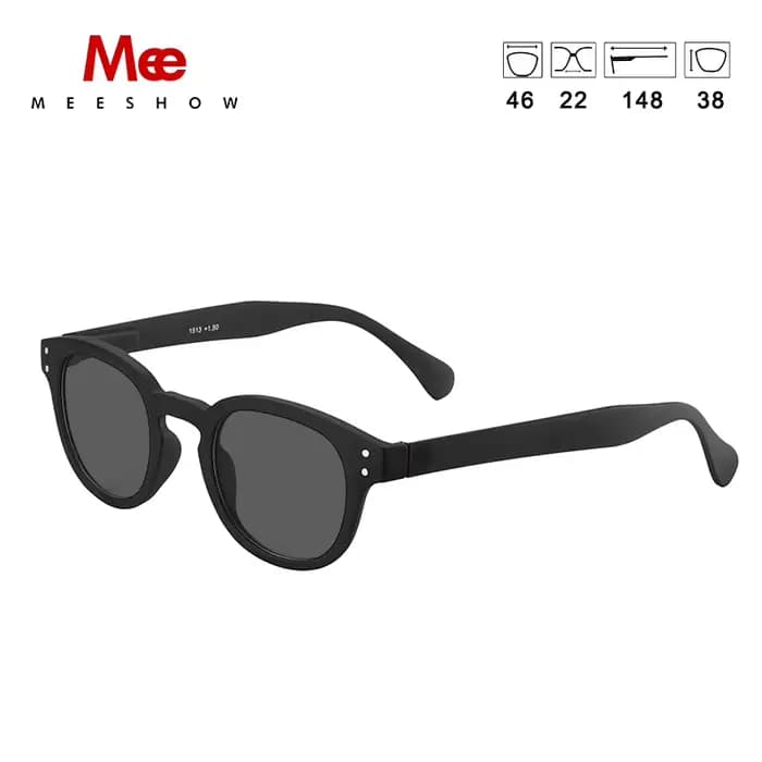 Meeshow marque rétro hommes lunettes de soleil femmes unisexe élégant