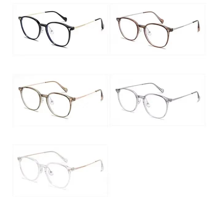 Lunettes rondes pour myopie Monture en métal