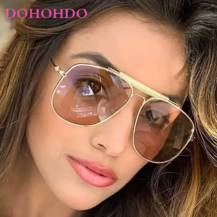 DOHOHDO Nouvelles Lunettes de Soleil Pilote Classiques Femme Homme