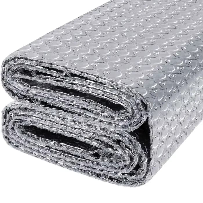 Film isolant réfléchissant en mousse d'aluminium à bulles 300/500/600mm – Barrière thermique pour fenêtre, toit de camping-car et couverture de verre