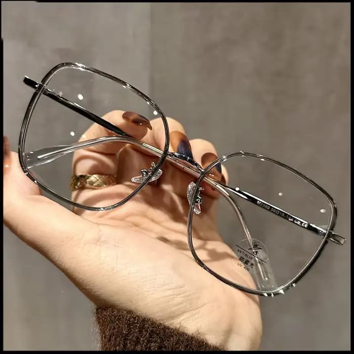 OKH mode grand cadre carré myopie lunettes pour hommes et femmes Anti-bleu Prescription