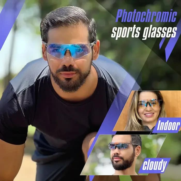 Kapvoe UV400 hommes lunettes de cyclisme