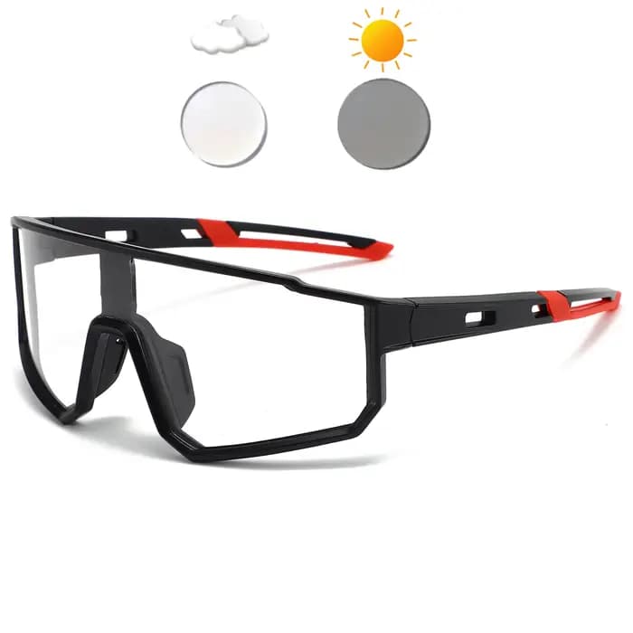 OMEKOL flambant neuf lunettes de soleil de cyclisme photochromiques hommes femmes mode conduite randonnée
