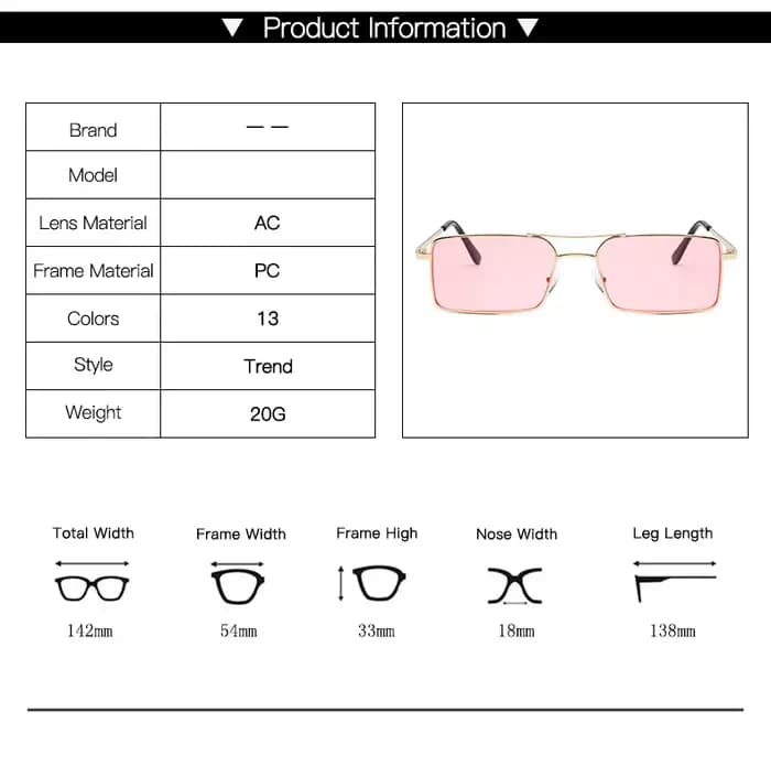 Lunettes De soleil rétro classiques pour femmes