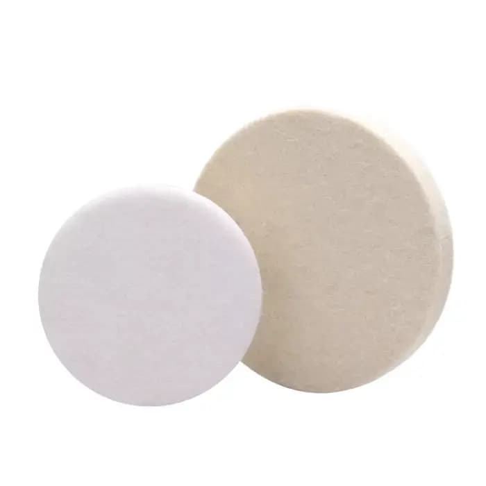 Tampons de Polissage en Feutre de Laine, Roue pour Verre, Acier Inoxydable, Réparation des Rayures, 75mm, 100mm, 125mm, 150mm, 180mm