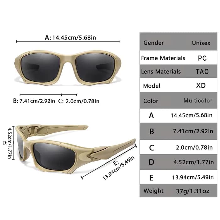 LOISRUBY lunettes de soleil polarisées pour hommes et femmes Sports de plein air cyclisme pêche