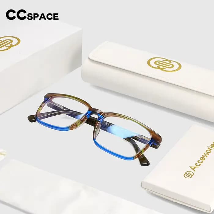 Lunettes rétro en acétate pour homme et femme