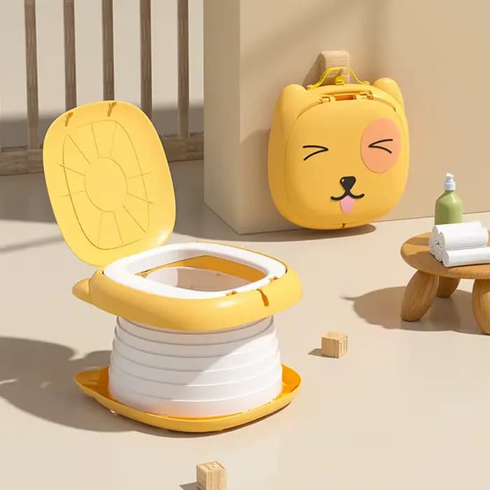 Toilettes pliables pour enfants, siège d'entraînement, toilettes de voyage pour bébés, pot Portable pour enfants, voiture scellée, urinoir Anti-odeur