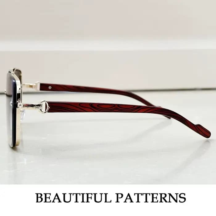 Nouvelles lunettes de soleil carrées pour hommes