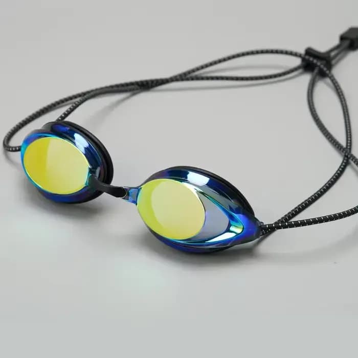 Nouvelles lunettes de natation tête de corde avec couleur vive galvanisées