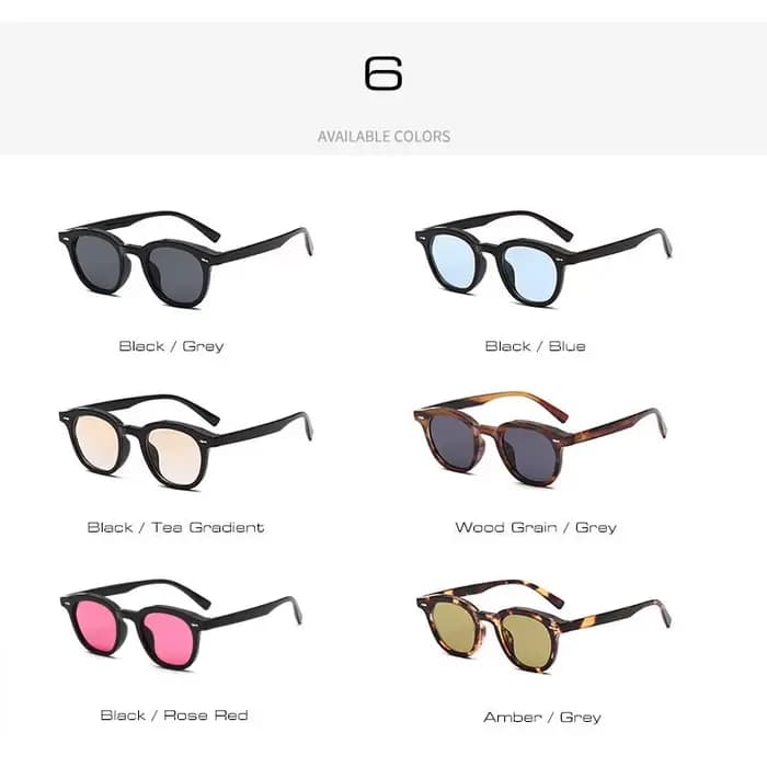 SHAUNA Ins – petites lunettes de soleil rondes tendance populaires