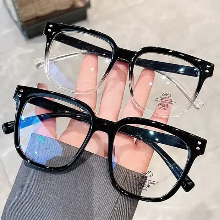 Nouvelles Lunettes d'Ordinateur Transparentes 2026 pour Femmes et Hommes – Monture Carrée Anti-Lumière Bleue