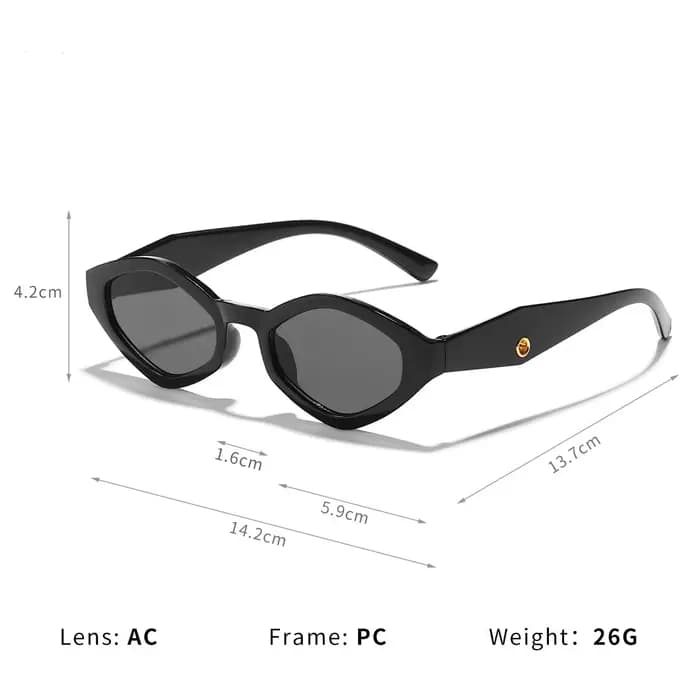 Lunettes de soleil œil de chat vintage 2026 pour femmes et hommes
