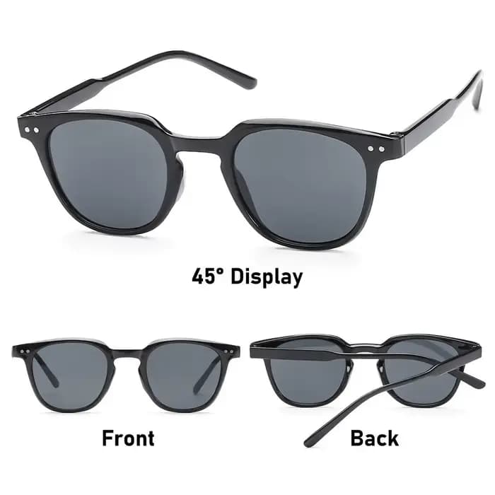 Lunettes de soleil à monture carrée pour femmes