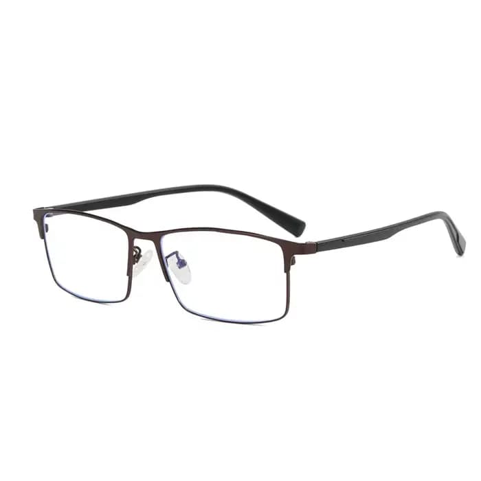 Grand cadre de lunettes en titane Anti rayons bleus