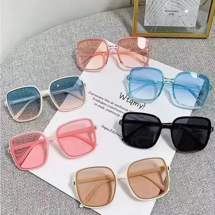 Lunettes de soleil dégradées 2026 pour femmes – Style rétro carré tendance