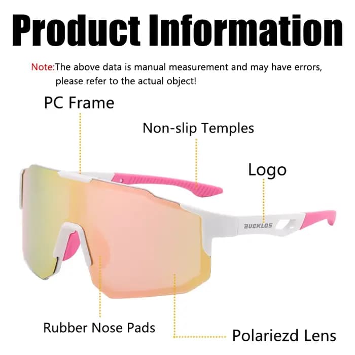 Lunettes de soleil BUCKLOS pour hommes et femmes