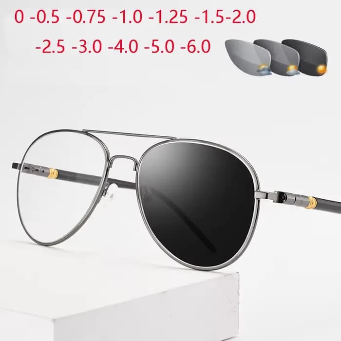 Lunettes de soleil photochromiques pour myopie