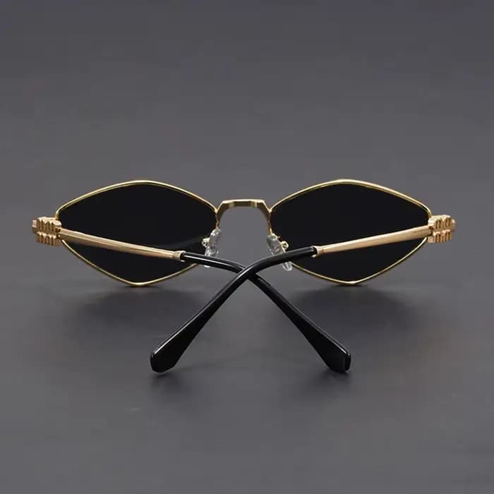 OLLYMURS Lunettes de soleil polygonales pour femmes