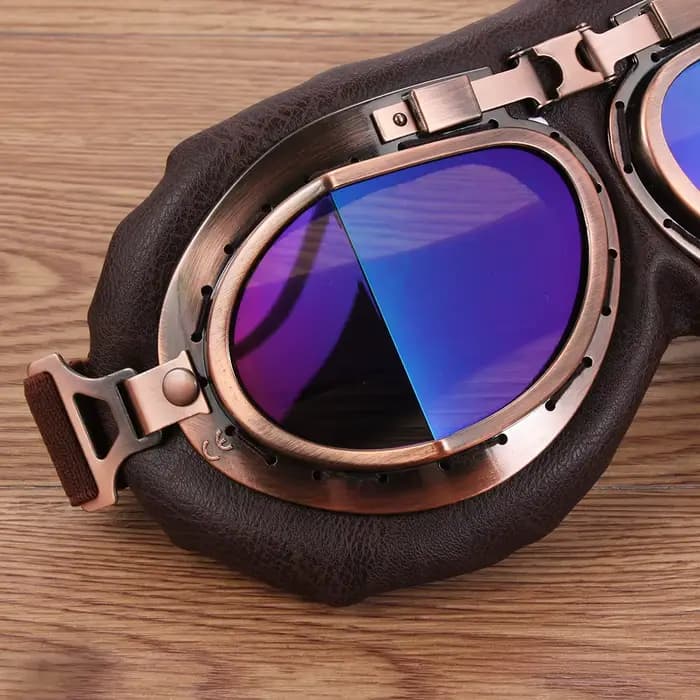 Lunettes de moto rétro vintage