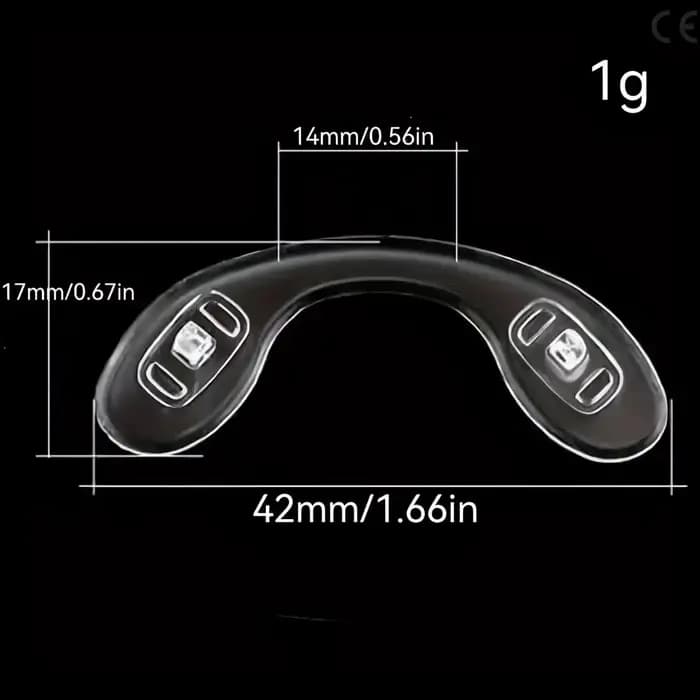 Coussinets de nez en silicone ultra-doux pour lunettes