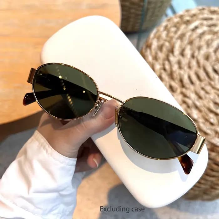 Lunettes de soleil ovales pour femmes et hommes