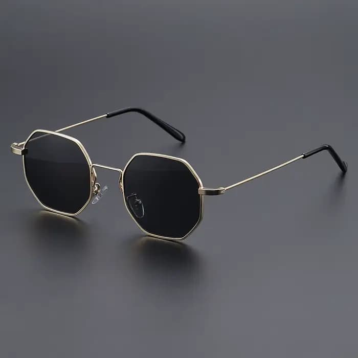 Lunettes de mode à monture géométrique classique pour hommes