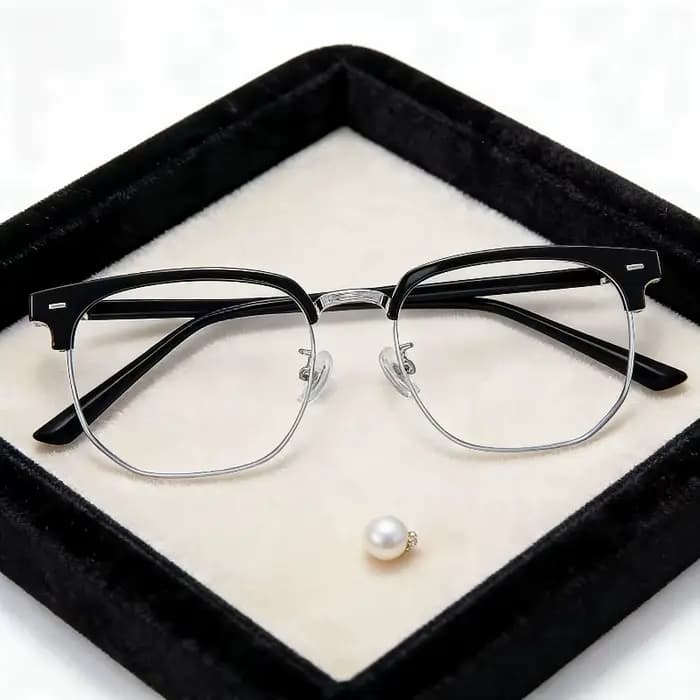Lunettes demi-cerclées pour hommes