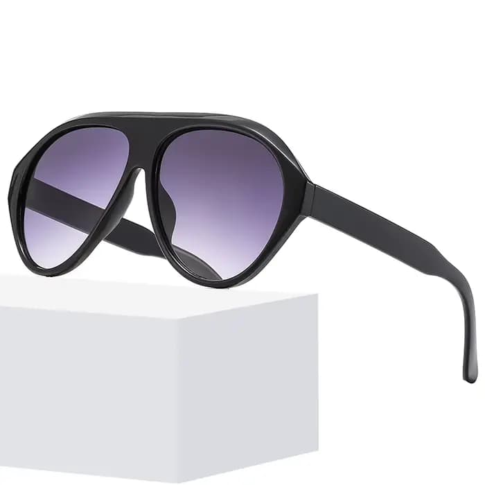 Lunettes de protection Vintage surdimensionnées ovales Punk pour femmes