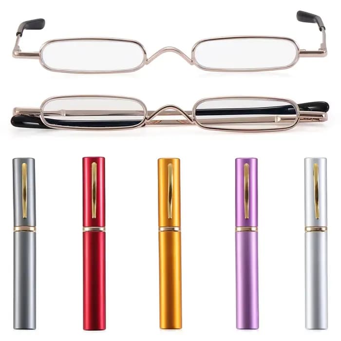 Lunettes de lecture unisexes avec clip portable