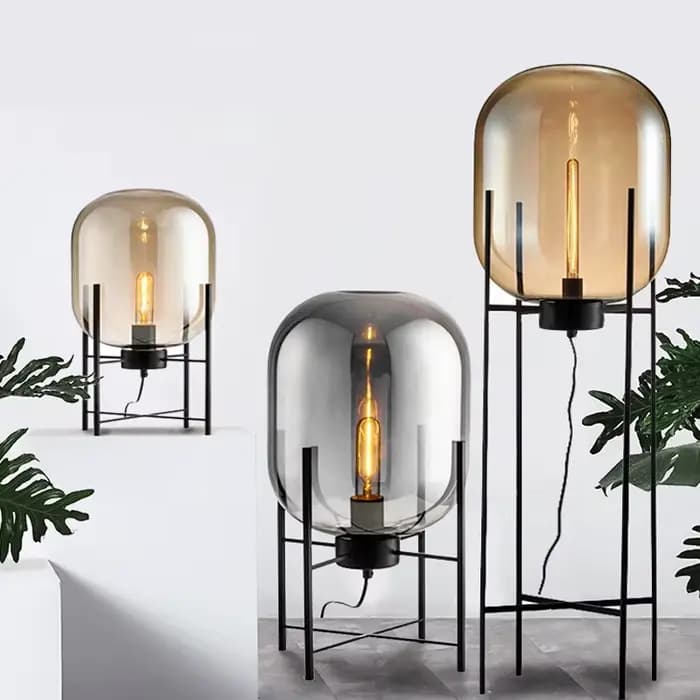 Lampadaire boule de verre Villa Bubble Oda Pulpo, lampe de lecture de chevet, postmoderne, scandinave, hôtel, 73 chambres