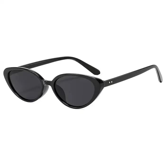Lunettes de soleil œil de chat marron tendance pour femme