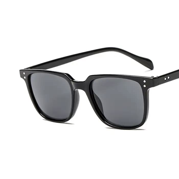 Lunettes de soleil carrées vintage de luxe pour hommes et femmes
