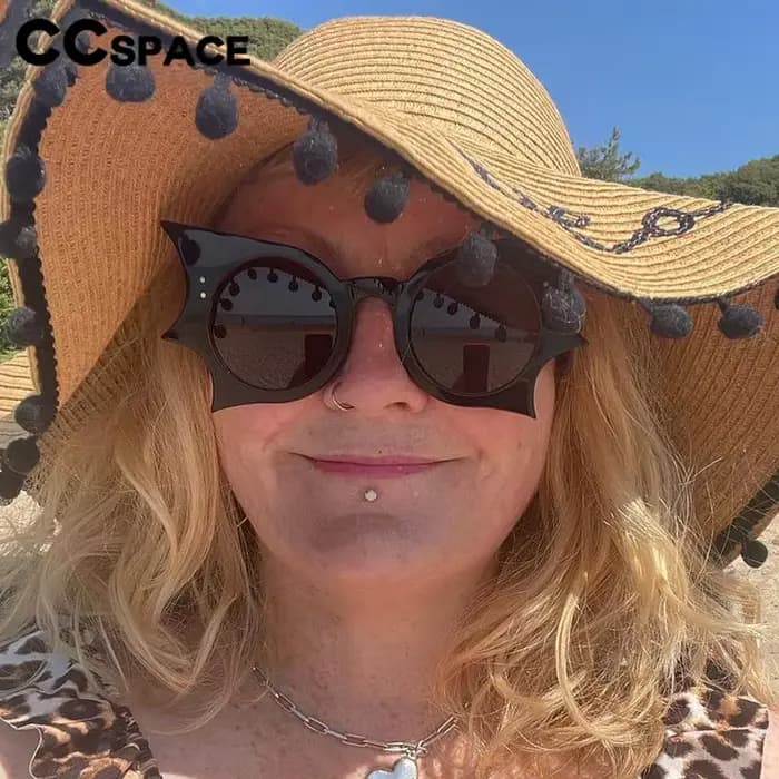 Lunettes de soleil à monture papillon pour femmes