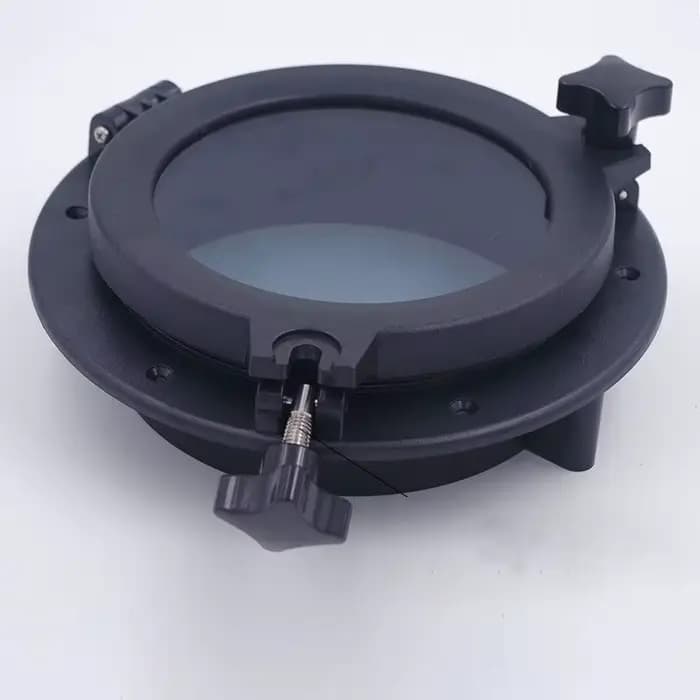Hublot rond 21/26 cm en verre trempé pour bateau, yacht, camping-car, ouverture de hublot marin