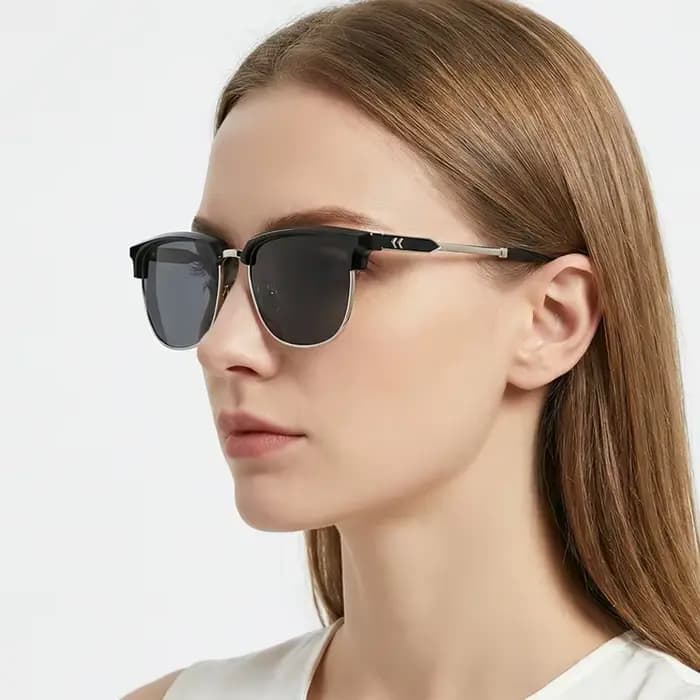 Lunettes de soleil rétro Browline pour hommes et femmes