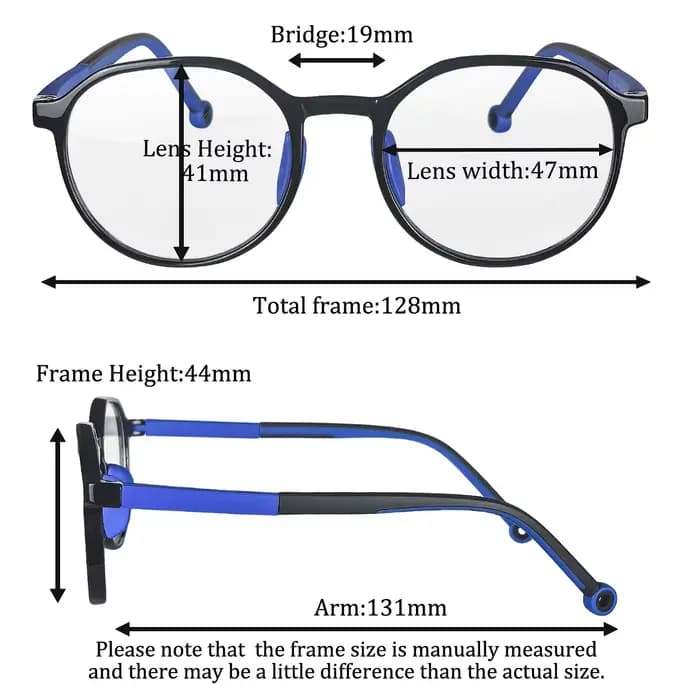 Lunettes à lentilles orange pour enfants, verres rouges pour garçons et filles, filtre de lumière bleue, lunettes de jeu, blocage de la lumière bleue, dioptrie personnalisée