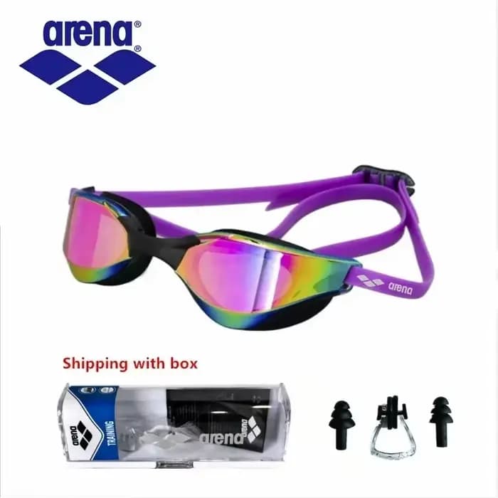 Aromd 25 Lunettes de natation professionnelles de compétition, étanches, anti-buée, haute définition, UV400, équipement de natation pour la compétition et l'entraînement