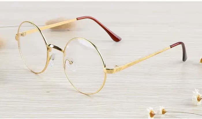 Monture de lunettes transparente ronde 2026 pour femmes et hommes