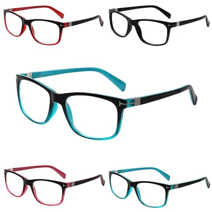 Hention lunettes de lecture charnière en métal Durable lecteur HD pour hommes et femmes